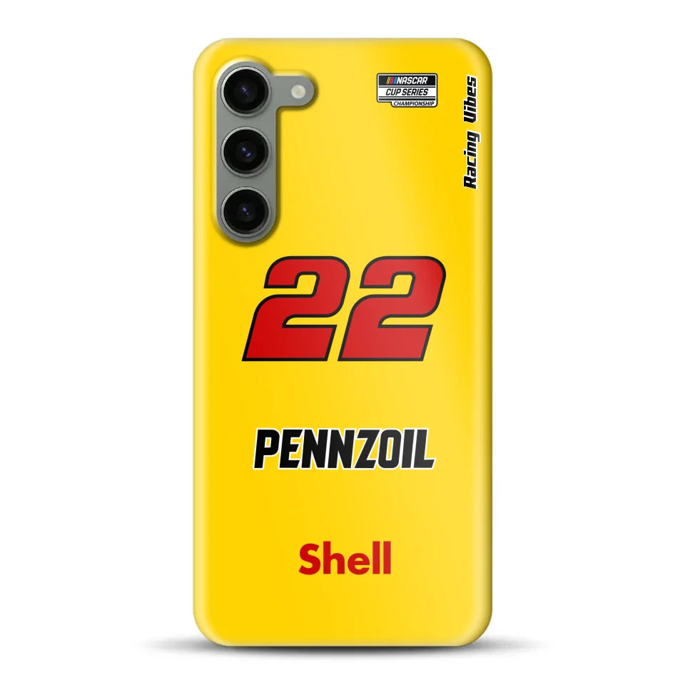Nascar Joey Logano Champion 2024 Livery - Individuelle Hardcase Hülle für Samsung