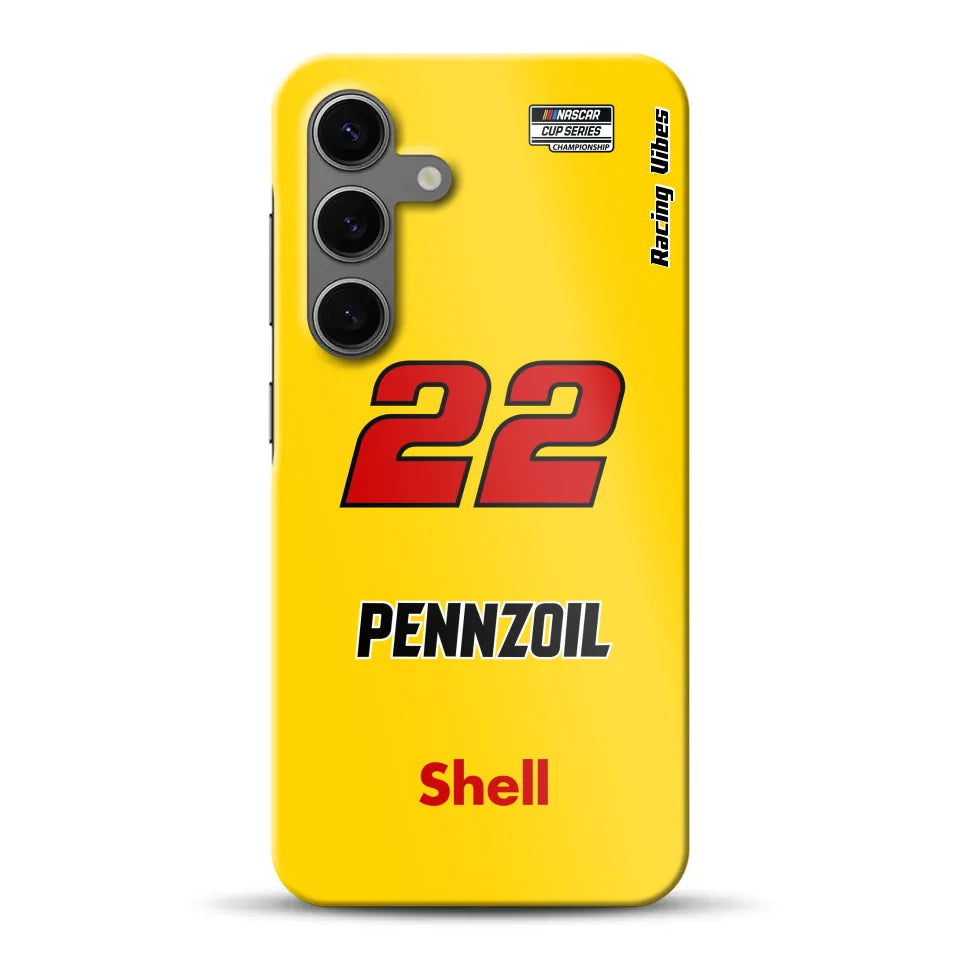 Nascar Joey Logano Champion 2024 Livery - Individuelle Hardcase Hülle für Samsung