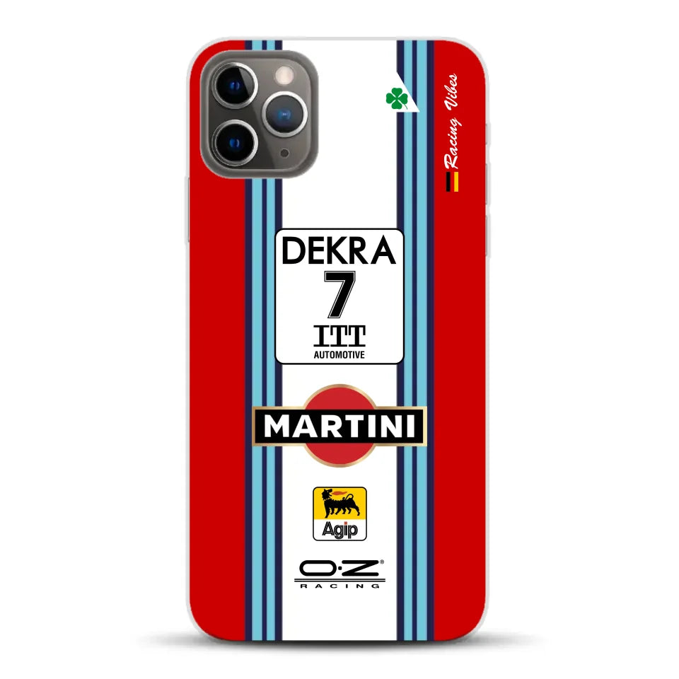 155 V6 TI #7 Nannini Alfa Corse DTM 1995 Livery - Customized Mobile Phone Case for iPhone