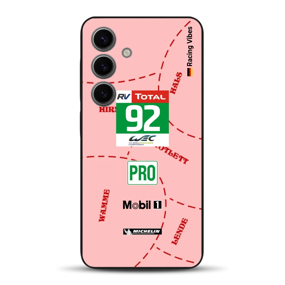Pink Pig Porsche RSR Livery - Custodia per cellulare personalizzata per Samsung