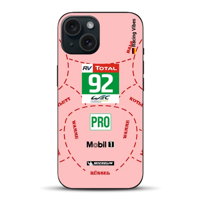 Pink Pig Porsche RSR Livery - Custom phone case for iPhone