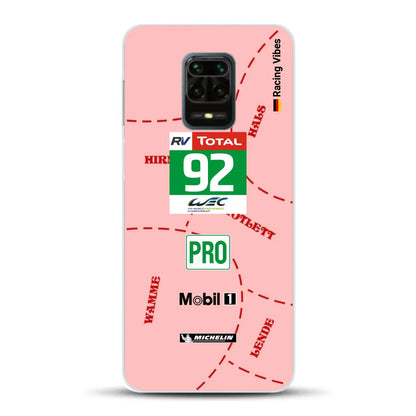 Pink Pig Porsche RSR Livery - Custodia per cellulare personalizzata per Xiaomi