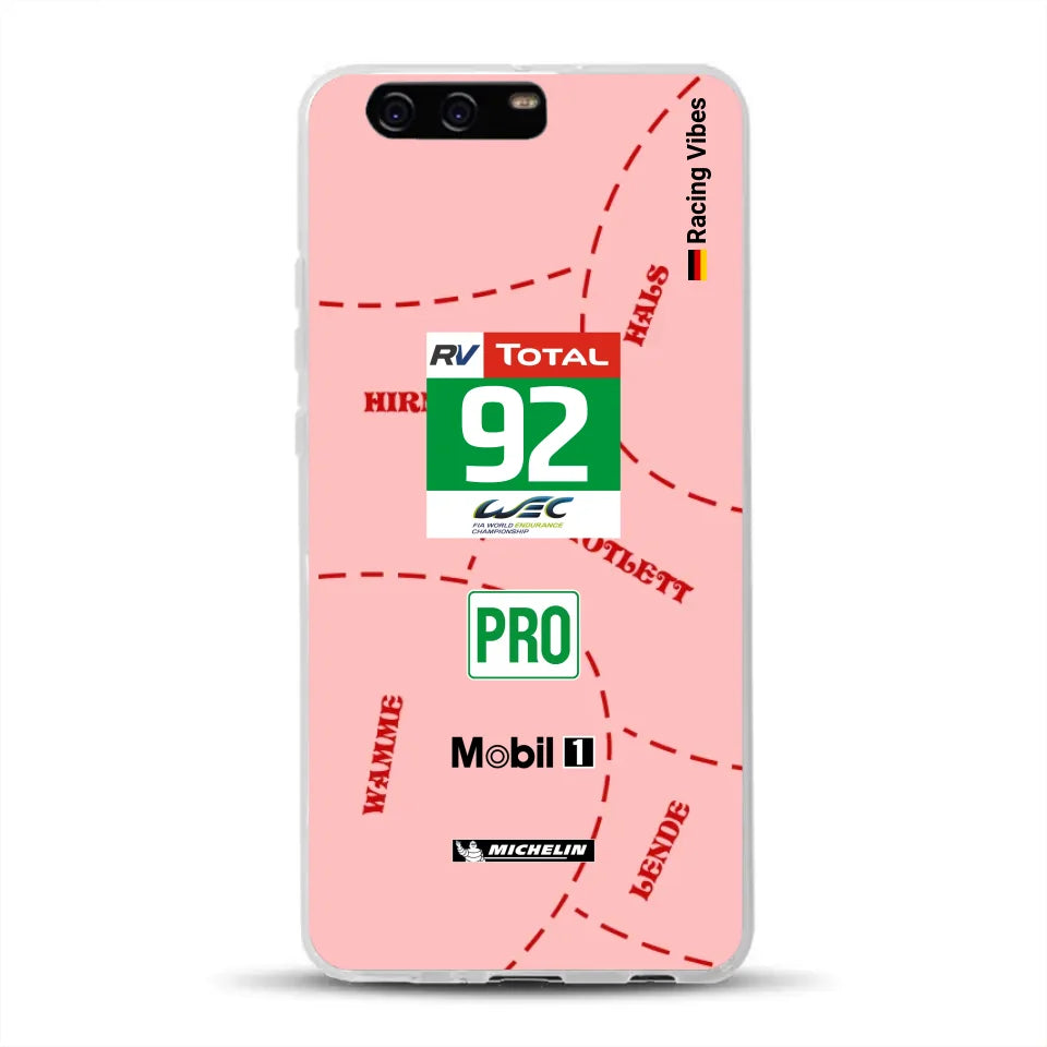 Pink Pig Porsche RSR Livery - Individuelle Handyhülle für Huawei