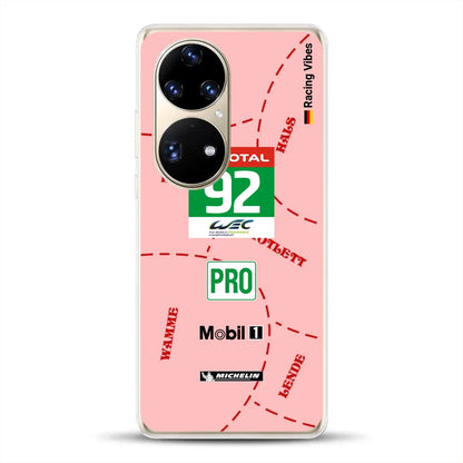 Pink Pig Porsche RSR Livery - Individuelle Handyhülle für Huawei
