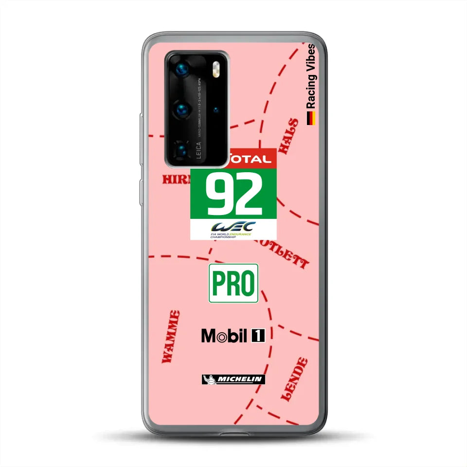 Pink Pig Porsche RSR Livery - Individuelle Handyhülle für Huawei