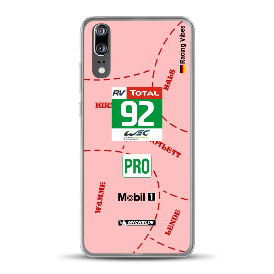 Pink Pig Porsche RSR Livery - Individuelle Handyhülle für Huawei