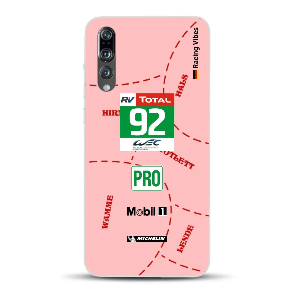 Pink Pig Porsche RSR Livery - Individuelle Handyhülle für Huawei