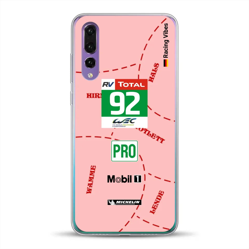 Pink Pig Porsche RSR Livery - Individuelle Handyhülle für Huawei
