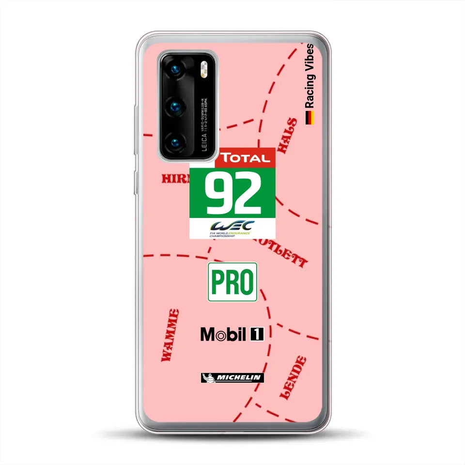 Pink Pig Porsche RSR Livery - Individuelle Handyhülle für Huawei