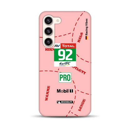 Pink Pig Porsche RSR Livery – Personnalisé Premium Case pour Samsung