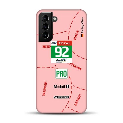 Pink Pig Porsche RSR Livery – Personnalisé Premium Case pour Samsung