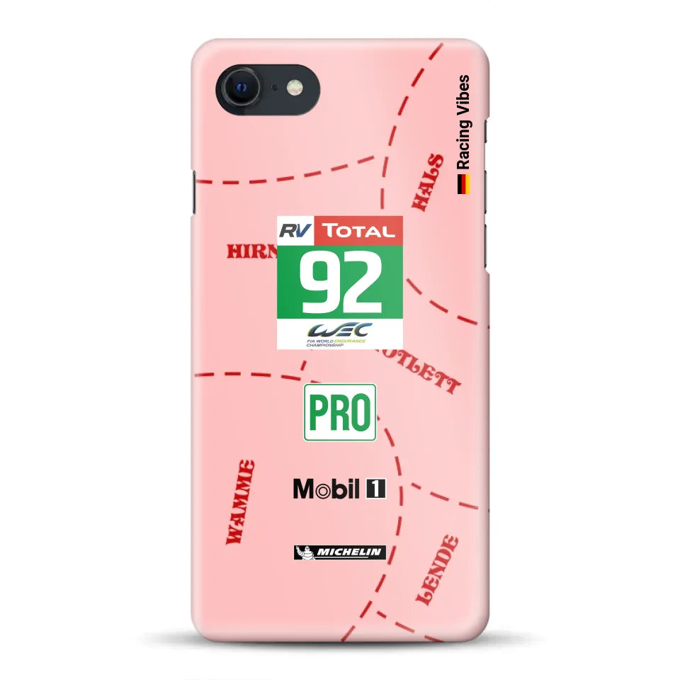 Pink Pig Porsche RSR Livery - Customized Hardcase for iPhone