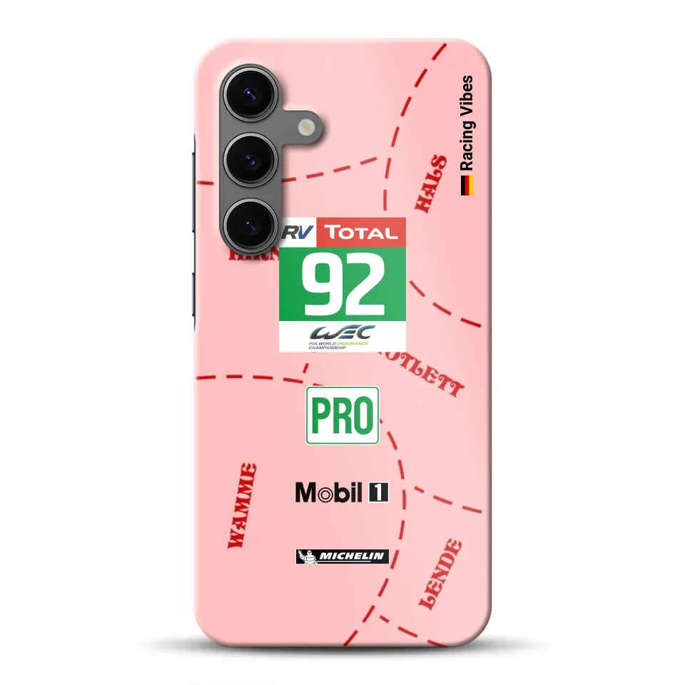 Pink Pig Porsche RSR Livery - Customized Hardcase Cover for Samsung