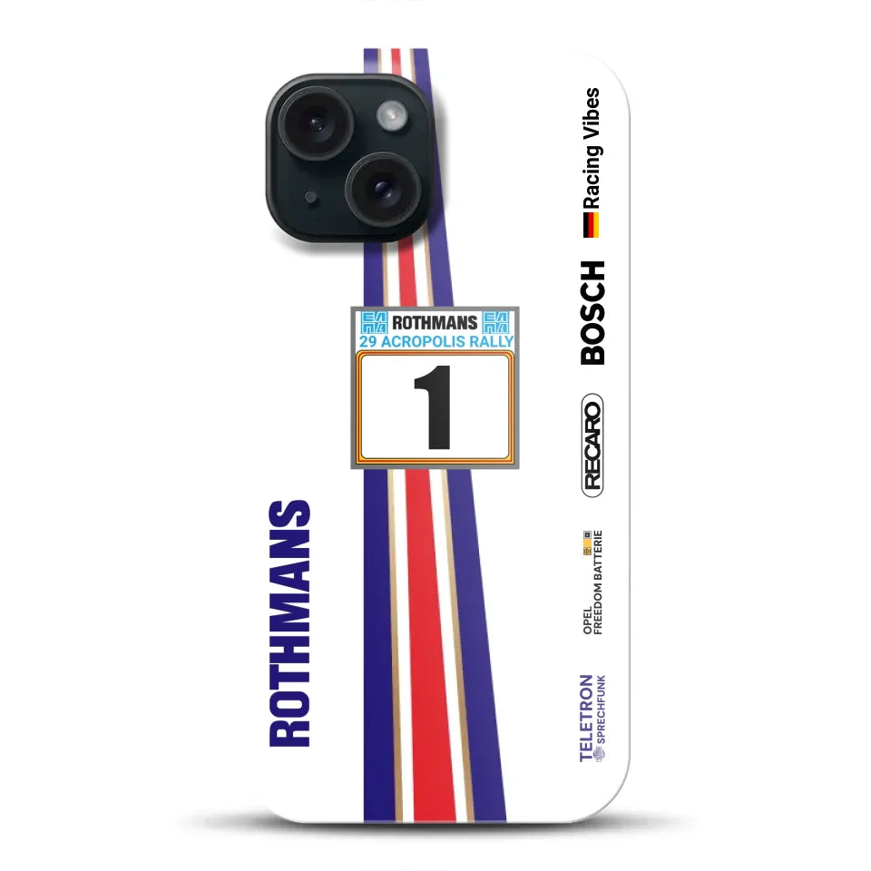 Ascona 400 Walter Röhrl Rally Champion 1982 Livery - Customized Premium Case for iPhone