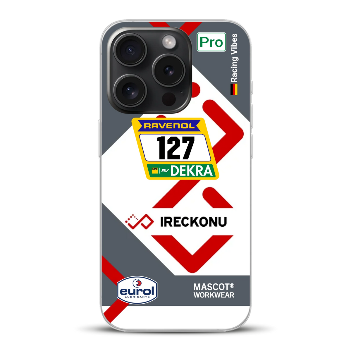 911 GT3 Ireckonu Tom Coronel NLS Livery - Custom phone case for iPhone