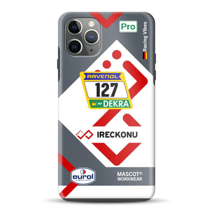 911 GT3 Ireckonu Tom Coronel NLS Livery - Individuelle Premium Hülle für iPhone