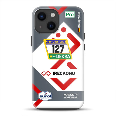 911 GT3 Ireckonu Tom Coronel NLS Livery - Individuelle Premium Hülle für iPhone