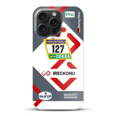 911 GT3 Ireckonu Tom Coronel NLS Livery - Individuelle Premium Hülle für iPhone