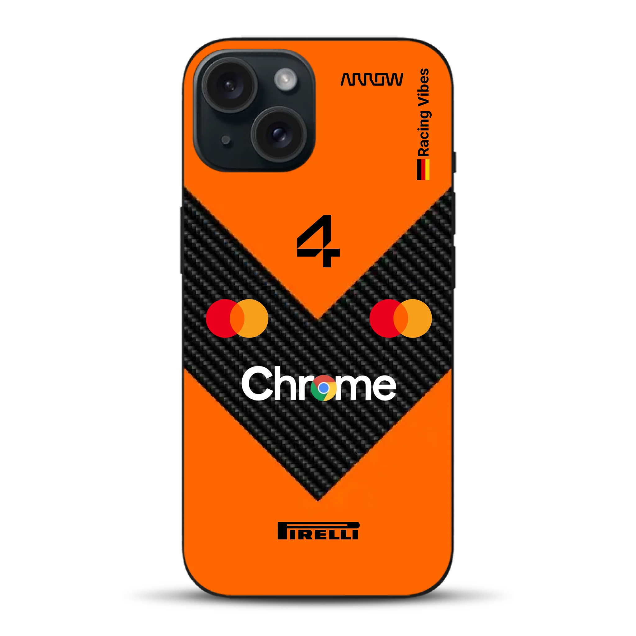 McL F1 2025 MCL39 Livery - Custodia per cellulare personalizzata per iPhone