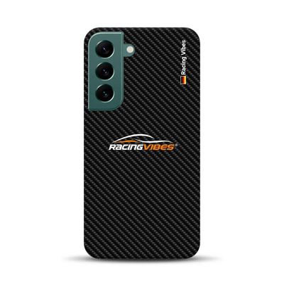 Carbon Style mit Logo Upload - Individuelle Premium Hülle für Samsung