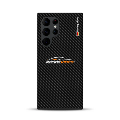 Carbon Style mit Logo Upload - Individuelle Premium Hülle für Samsung
