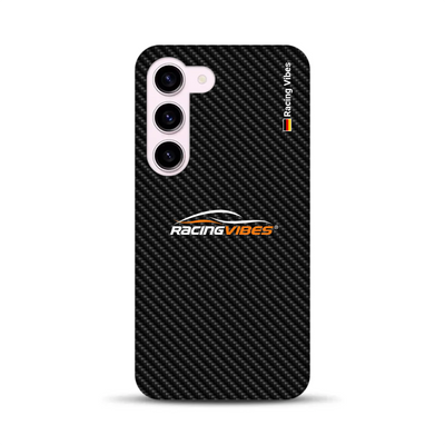 Carbon Style mit Logo Upload - Individuelle Premium Hülle für Samsung
