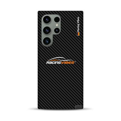Carbon Style mit Logo Upload - Individuelle Premium Hülle für Samsung