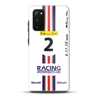 956K #2 Bellof Rekordrunde Nordschleife 1983 Livery – Custodia premium personalizzata per Samsung