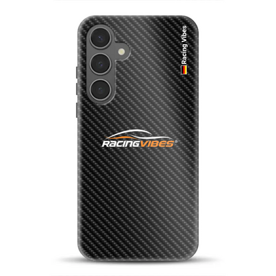 Carbon Style mit Logo Upload - Individuelle Premium Hülle für Samsung