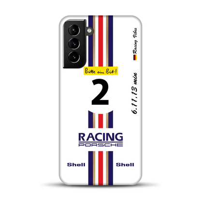 956K #2 Bellof Rekordrunde Nordschleife 1983 Livery – Custodia premium personalizzata per Samsung