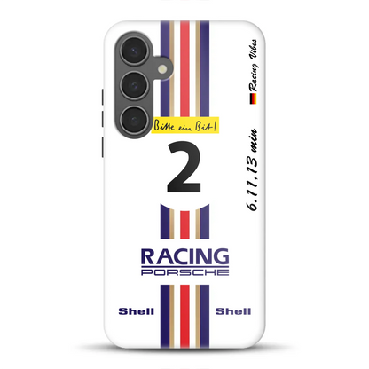 956K #2 Bellof Rekordrunde Nordschleife 1983 Livery – Custodia premium personalizzata per Samsung