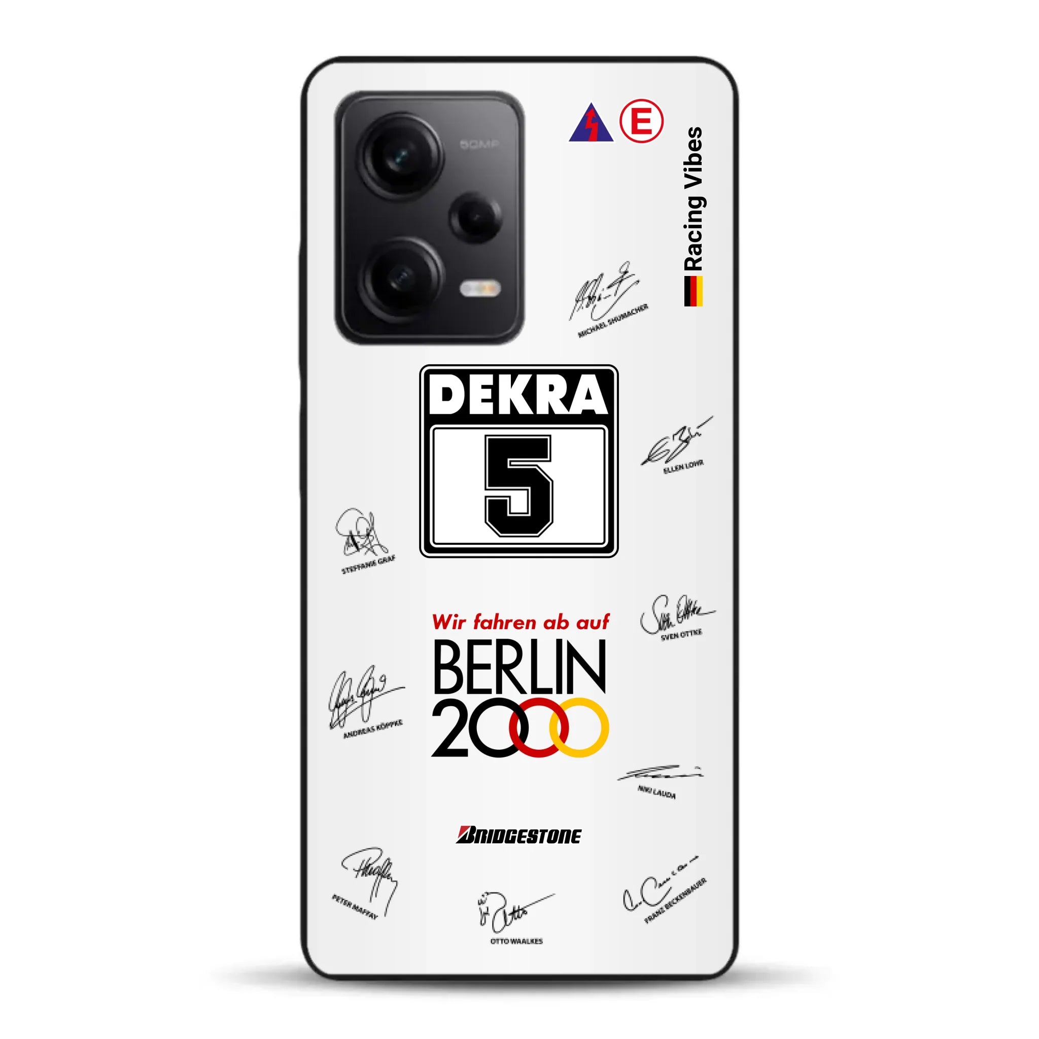 190E DTM 1992 Berlin 2000 Ellen Lohr Livery - Custodia per cellulare personalizzata per Xiaomi