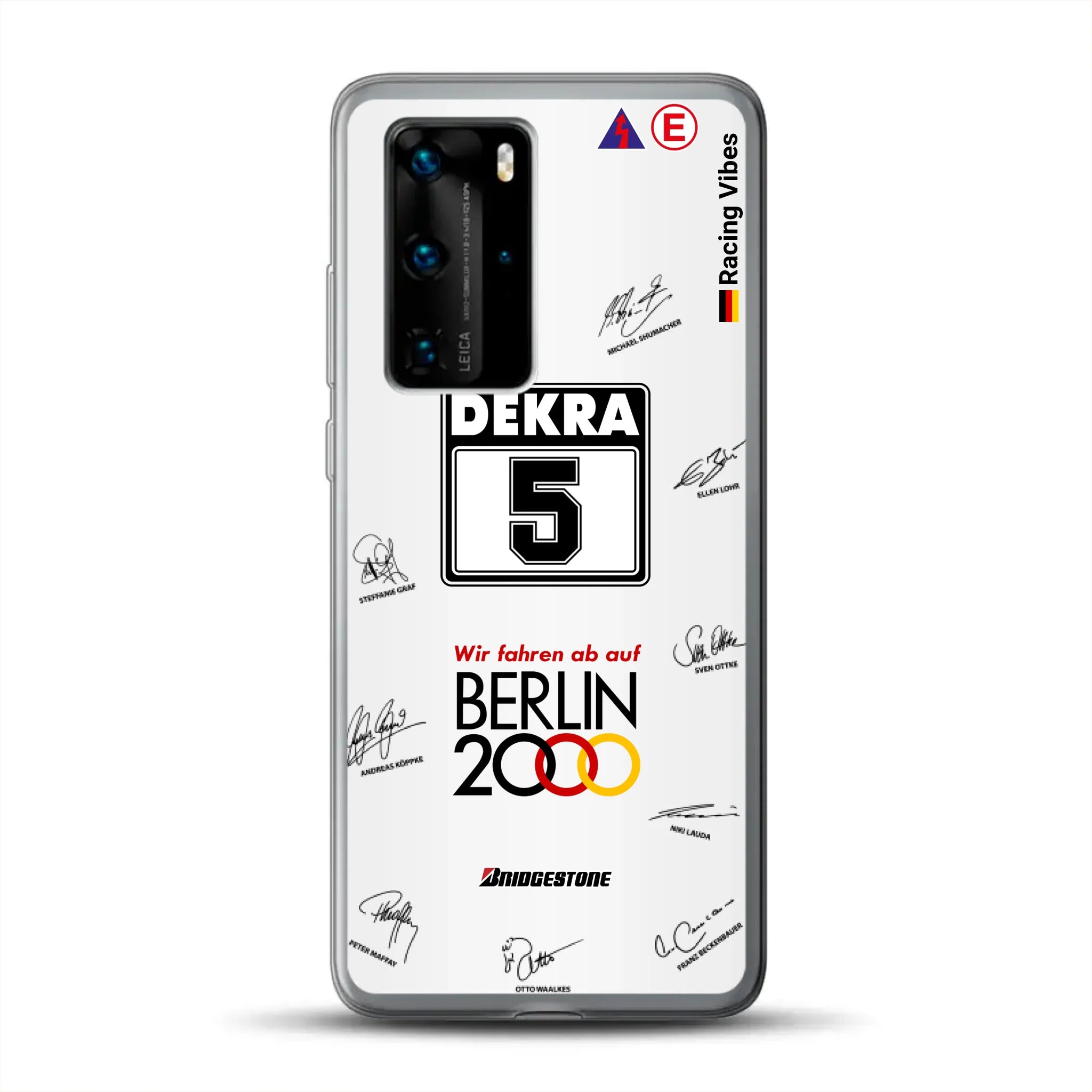 190E DTM 1992 Berlin 2000 Ellen Lohr Livery - Custodia per cellulare personalizzata per Huawei