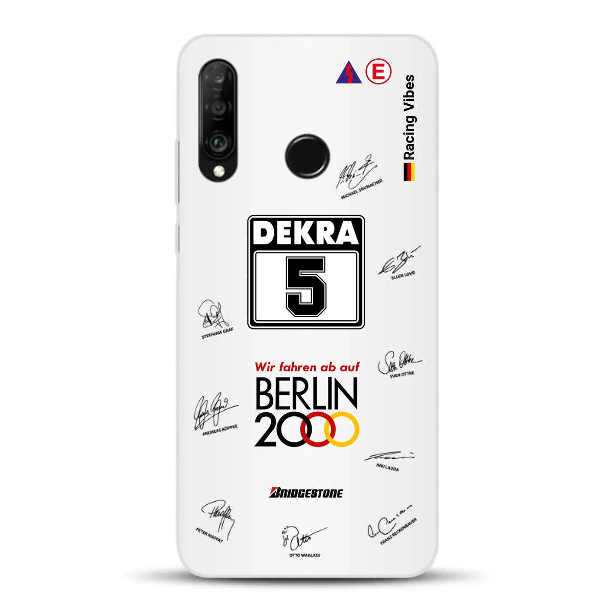 190E DTM 1992 Berlin 2000 Ellen Lohr Livery - Custodia per cellulare personalizzata per Huawei