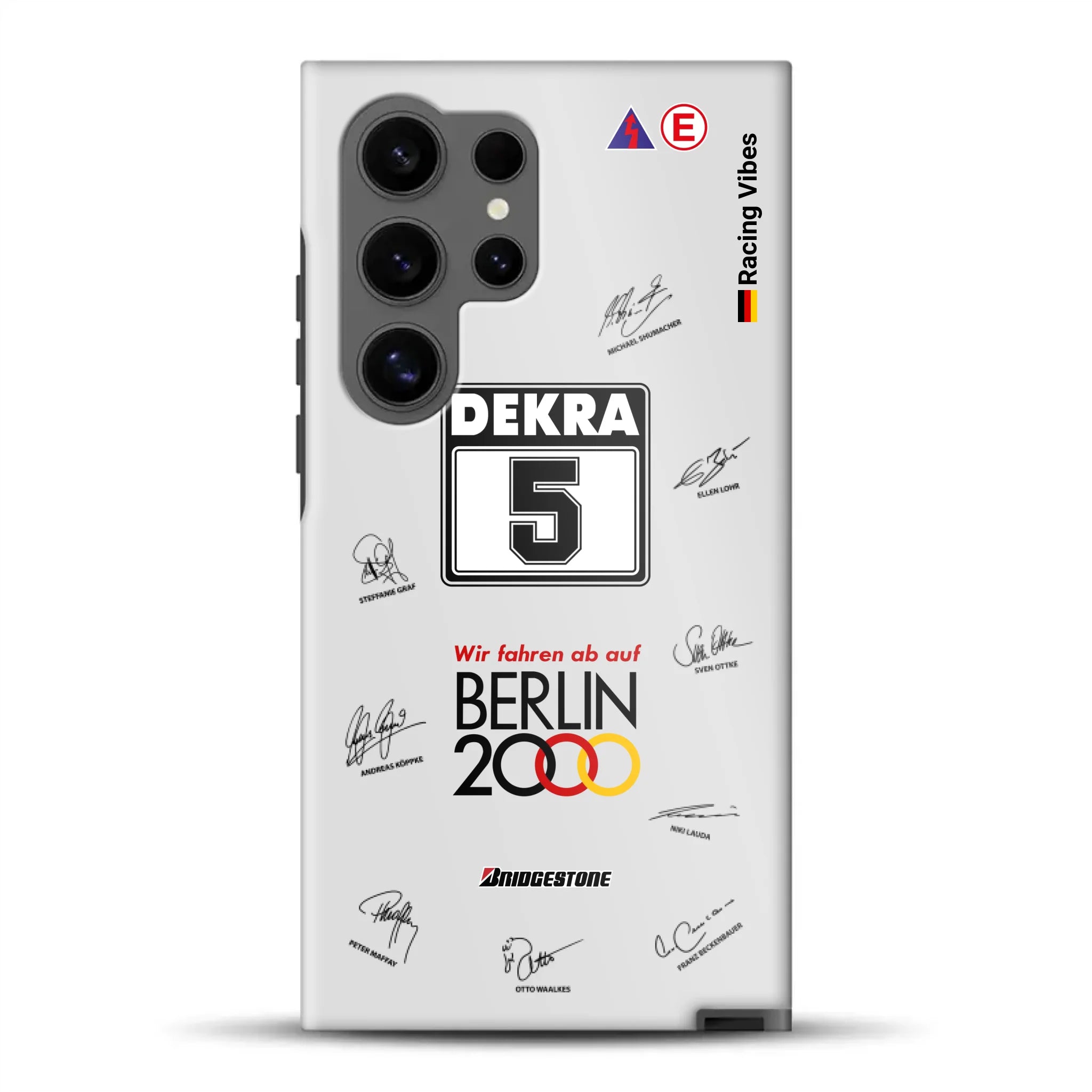 190E DTM 1992 Berlin 2000 Ellen Lohr Livery - Individuelle Premium Hülle für Samsung