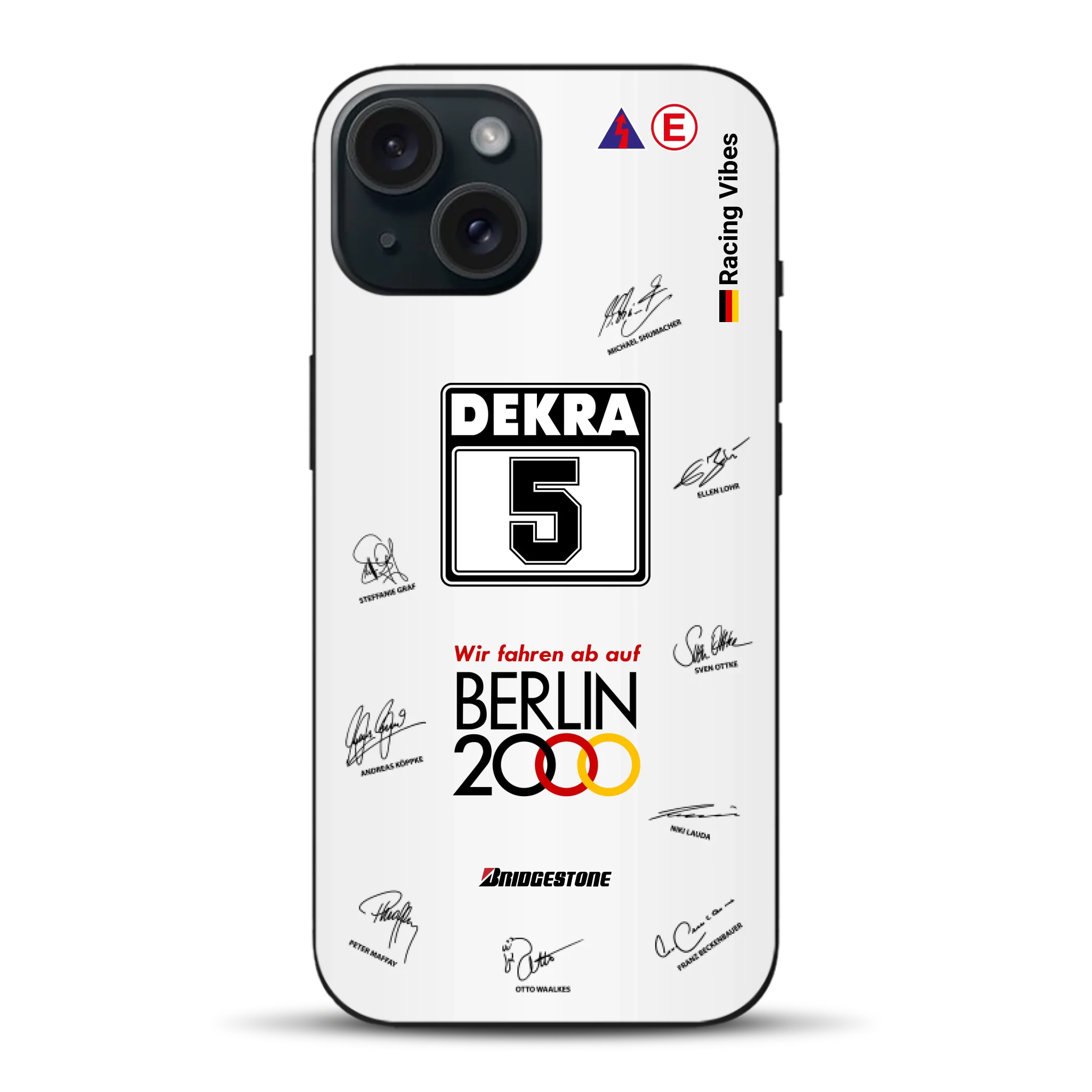 190E DTM 1992 Berlin 2000 Ellen Lohr Livery - Custodia per cellulare personalizzata per iPhone
