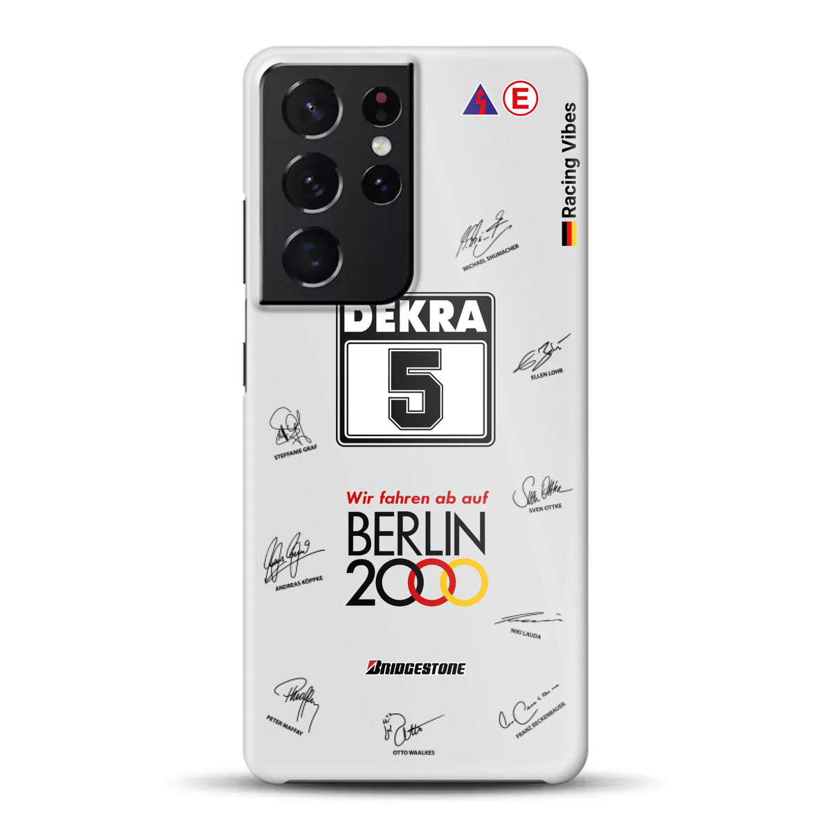 190E DTM 1992 Berlin 2000 Ellen Lohr Livery - Individuelle Hardcase Hülle für Samsung