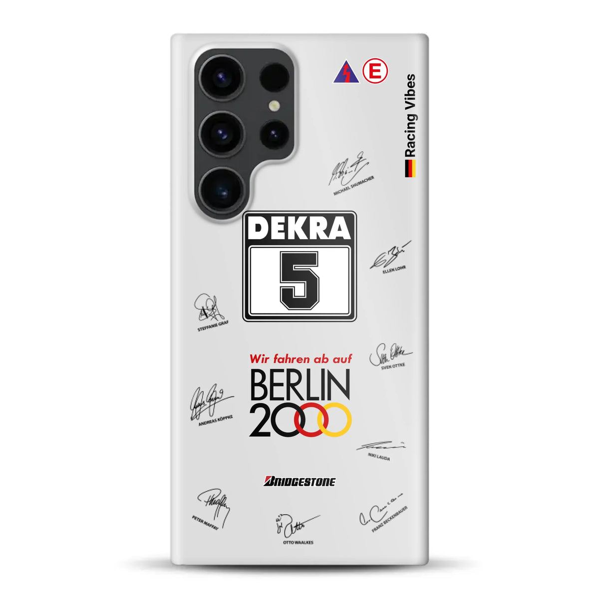 190E DTM 1992 Berlin 2000 Ellen Lohr Livery - Individuelle Hardcase Hülle für Samsung