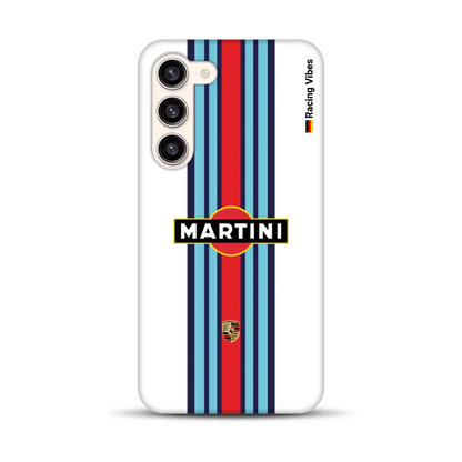 Martini Porsche Livery #1 – Custodia premium personalizzata per Samsung