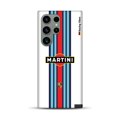 Martini Porsche Livery #1 – Custodia premium personalizzata per Samsung