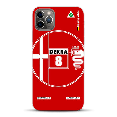 155 V6 TI #8 Larini DTM Champion 1993 Livery - Custodia per cellulare personalizzata per iPhone