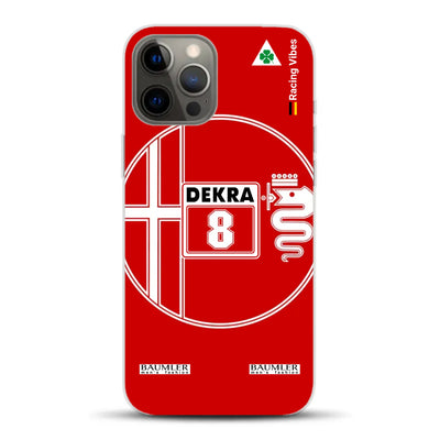 155 V6 TI #8 Larini DTM Champion 1993 Livery - Custodia per cellulare personalizzata per iPhone