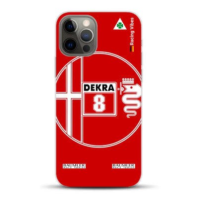 155 V6 TI #8 Larini DTM Champion 1993 Livery - Custodia per cellulare personalizzata per iPhone