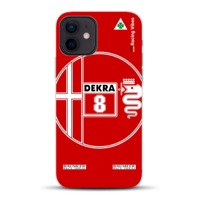 155 V6 TI #8 Larini DTM Champion 1993 Livery - Custodia per cellulare personalizzata per iPhone