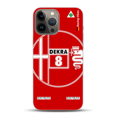 155 V6 TI #8 Larini DTM Champion 1993 Livery - Custodia per cellulare personalizzata per iPhone