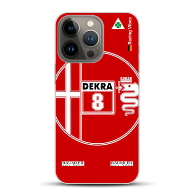 155 V6 TI #8 Larini DTM Champion 1993 Livery - Custodia per cellulare personalizzata per iPhone