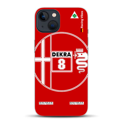 155 V6 TI #8 Larini DTM Champion 1993 Livery - Custodia per cellulare personalizzata per iPhone