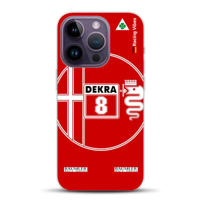 155 V6 TI #8 Larini DTM Champion 1993 Livery - Custodia per cellulare personalizzata per iPhone