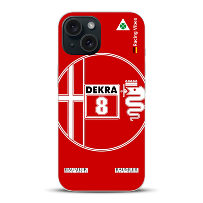 155 V6 TI #8 Larini DTM Champion 1993 Livery - Custodia per cellulare personalizzata per iPhone