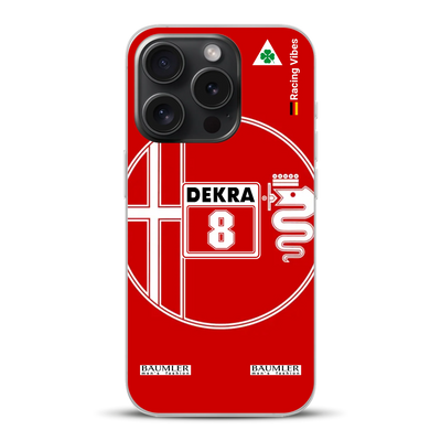 155 V6 TI #8 Larini DTM Champion 1993 Livery - Custodia per cellulare personalizzata per iPhone